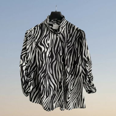 Bluse Zebra Look