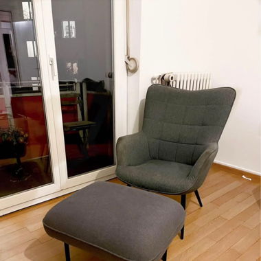 Loungesessel und Hocker