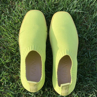 Slip-on sneakers jaune fluorescent