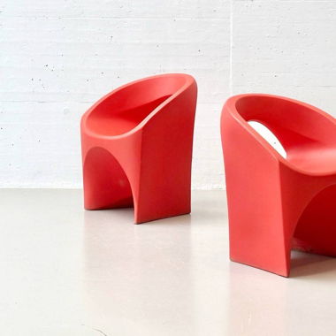 2 Outdoor Sessel von V.Bottin für Plust Collection