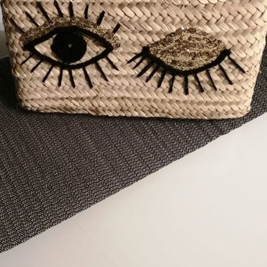 Pochette en paille 