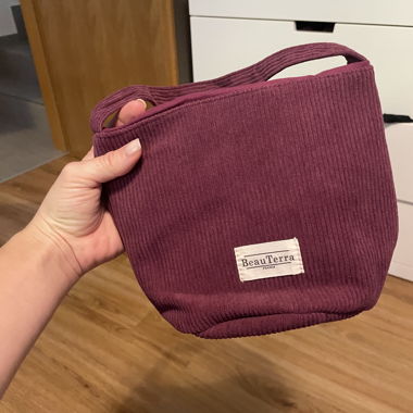 Small Bordeaux BeauTerra Bag