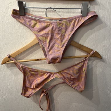 Quiksilver Pink gemustertes Bikini-Set