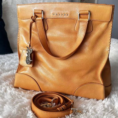 Sophisticated Céline leather tote bag 