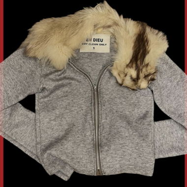 EN DIEU Faux Fur Jacket Size S