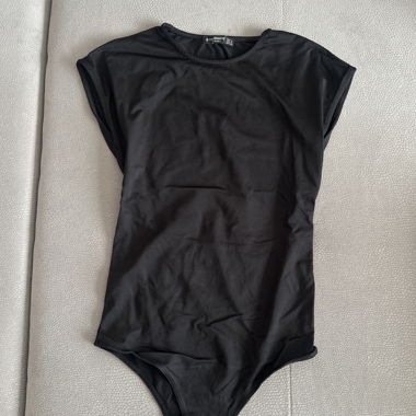 Body maniche corte nero