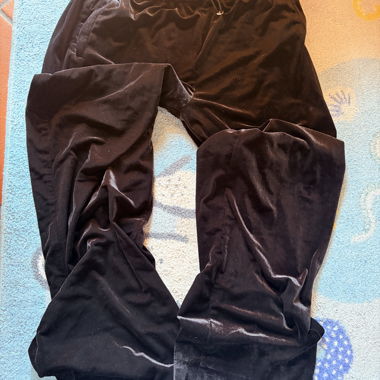Pantalons Zara en velours noir