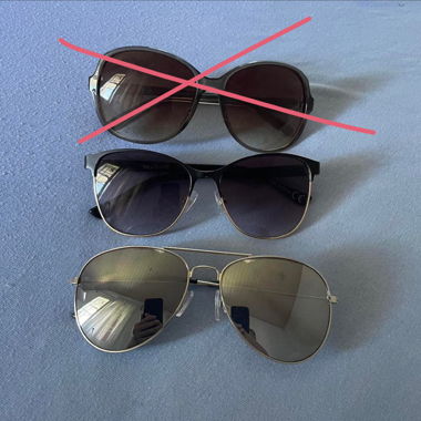 3 different sunglasses 