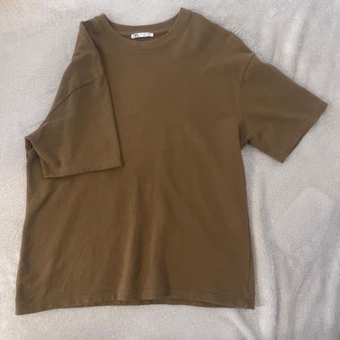 T-shirt Zara marrone