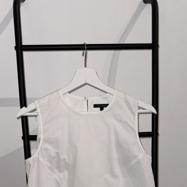 Weisse Marco Polo Bluse 
