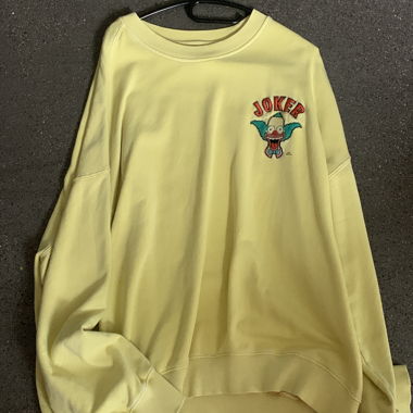 Sweatshirt Yellow XXL Oversized
