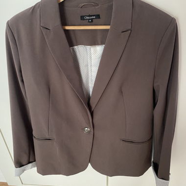 Blazer chicorée marron