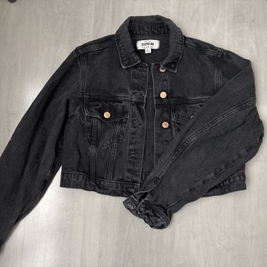 Schwarze Jeans Jacke