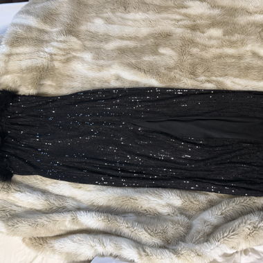 Black Sequin Dress