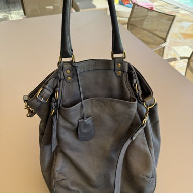 Borsa Vanessa Bruno in pelle blu
