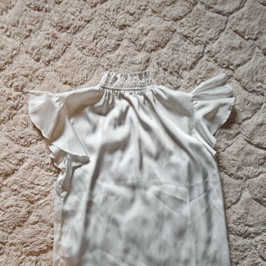 blouse satin frou frou taille S