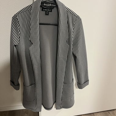 Blazer a quadri taglia XS/34