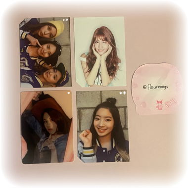 twice album photocards