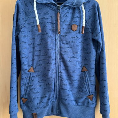 Naketano Kapuzenjacke blau M