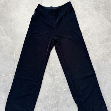 Dark blue corduroy trousers