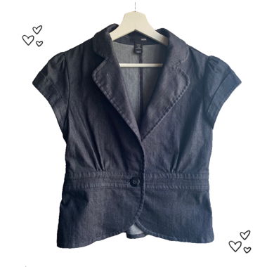 cute denim vest