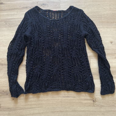 Pull en maille noir