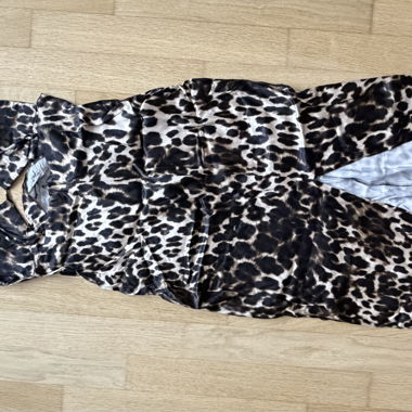 Leopard Print Slip Dress