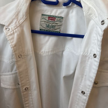 Vintage Levi's weisse Jacke