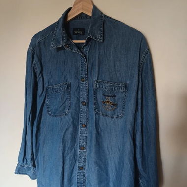 Trussardi Jeans Vintage Denim Shirt