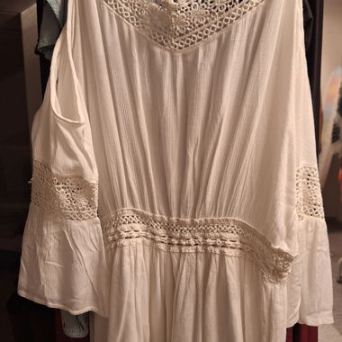 Tuta boho bianca
