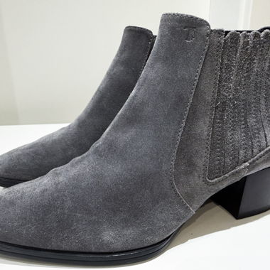 Tod’s Chelsea Boots Suede Grey Gr 37 Women