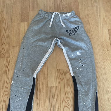 Gallery Dept. Painted Flare Heather Grey Jogging Pants