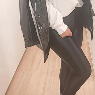 Black Patent Blazer
