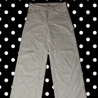 White weekday pants