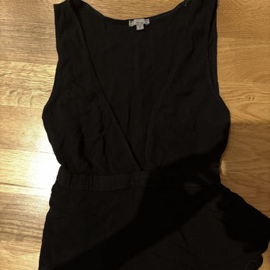 Top trasparente nero carino Brandy Melville