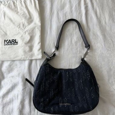 Sac hobo en denim Karl Lagerfeld