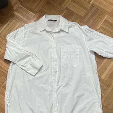 Robe chemise blanche 