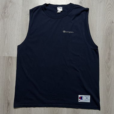 Débardeur Champion bleu marine vintage