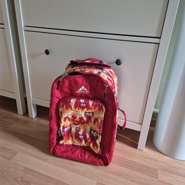 Trolley / zaino per bambini Vaude rosso