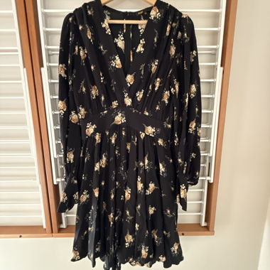 Black Floral Dress