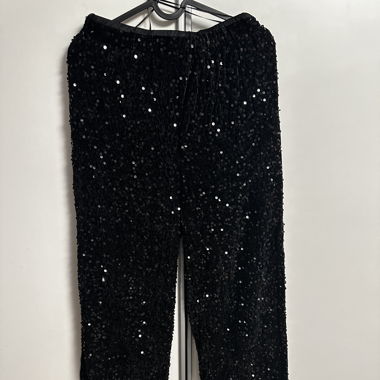 Schwarze Glitzerhose – Neu & Ungetragen!