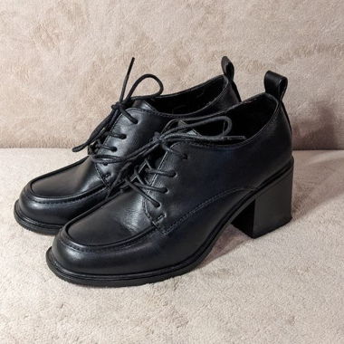 Leder-Derby-Mokassins-Booties