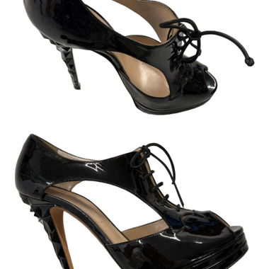 Scarpe con tacco Casadei in pelle verniciata