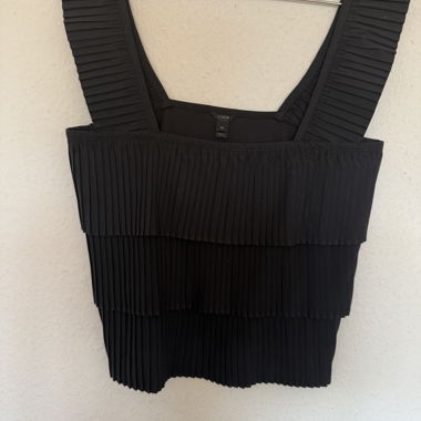 J.Crew Pleated Top XS
