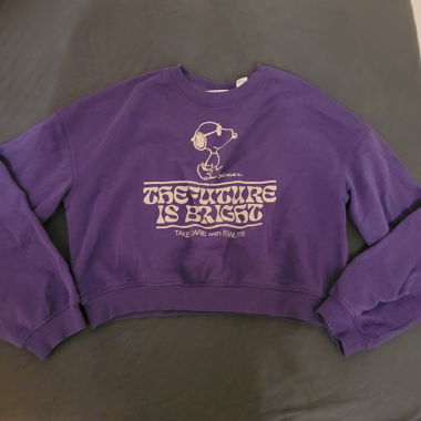 Maglione cropped Snoopy