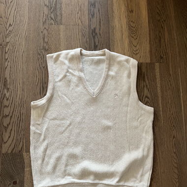 Beige Strickweste