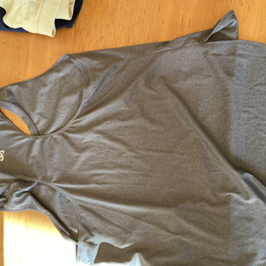 Top sportivo Odlo grigio
