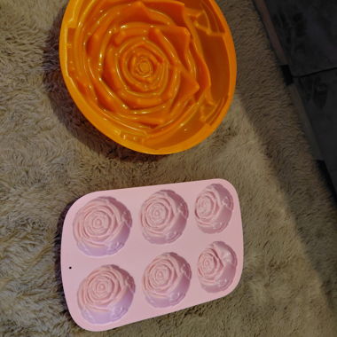 Silicone Rose Baking Moulds Set