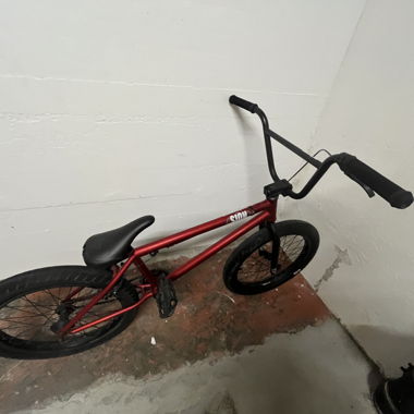 Bici BMX rosso/nero