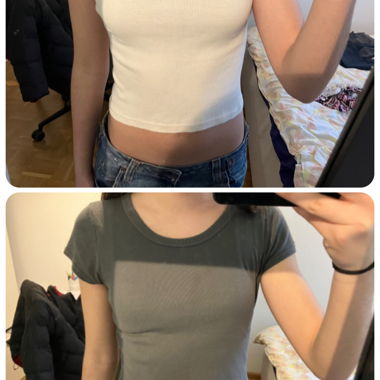  Brandy Melville Baby Tee 2 Stück